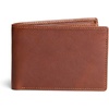 image:imagePortland Leather Ridgewell Bifold Wallet for Men  Handmade FullGrain Leather  Slim Design  RFID Blocking  3 Card Slots amp 2 Bill Compartments  Natural Suede Interior  BlackrockSaddlestone
