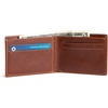 image:imagePortland Leather Ridgewell Bifold Wallet for Men  Handmade FullGrain Leather  Slim Design  RFID Blocking  3 Card Slots amp 2 Bill Compartments  Natural Suede Interior  BlackrockSaddlestone
