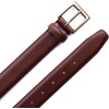 image:imagePortland Leather Womens Legacy Leather Belt  Full Grain Leather  Antique Brass Buckle  FeatherEdge FinishPecan