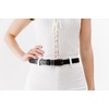 image:imagePortland Leather Womens Slim Double Stitch Leather Belt  Solid Brass Buckle  1 WideBlack