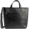 image:imagePortland Leather Goods Mini Crossbody Tote Bag for Women  Handmade from the Finest FullGrain Hides  Adjustable StrapBlack