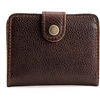 image:imagePortland Leather Goods Womens Bifold Wallet  Slim Design with Secure Snap 8 Card Slots amp Interior Zipper Pocket  HoneyColdbrew