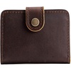 image:imagePortland Leather Goods Womens Bifold Wallet  Slim Design with Secure Snap 8 Card Slots amp Interior Zipper Pocket  HoneyGrizzly