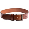 image:imagePortland Leather Mens True North Leather Belt  Smooth Durable Leather for Everyday Wear  1 Wide with Solid Brass BuckleAmber
