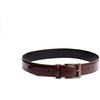 image:imagePortland Leather Womens Legacy Leather Belt  Full Grain Leather  Antique Brass Buckle  FeatherEdge FinishPecan