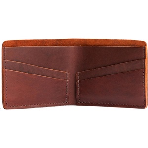 image:imagePortland Leather Bifold Wallet for Men  Classic FullGrain Leather Wallets for Men Holds 12 Cards  Slim Profile with Bill Compartment Durable Unique Patina  BlackCognacMadrone Colors AvailableCognac