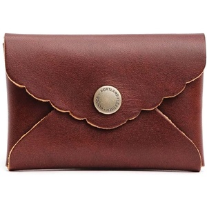 image:imagePortland Leather Goods Mini Daisy Wallet for Women  Handmade from the Finest FullGrain Hides  Features Envelope Design with Snap Closure  BacalarCognac