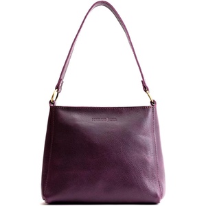 image:imagePortland Leather Goods Triangle Shoulder Bag for Women  Handmade from the Finest FullGrain Hides  HandmadePlum