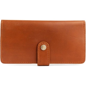 image:imagePortland Leather Goods Womens Bifold Wallet  Slim Design with Secure Snap 8 Card Slots amp Interior Zipper Pocket  HoneyL Honey