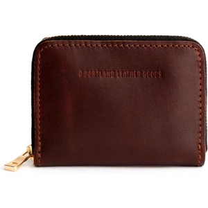 image:imagePortland Leather Goods Womens Small Zip Wallet  Expandable Design with Zipper Closure 4 Card Slots 2 Cash Slots amp Zippered Coin Pocket  Handmade from the Finest FullGrain Hides  ColdbrewCognac