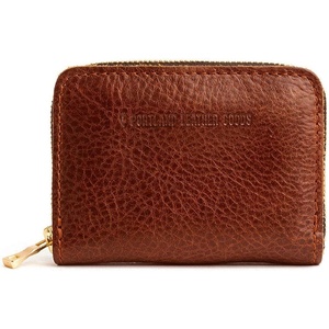 image:imagePortland Leather Goods Womens Small Zip Wallet  Expandable Design with Zipper Closure 4 Card Slots 2 Cash Slots amp Zippered Coin Pocket  Handmade from the Finest FullGrain Hides  ColdbrewNutmeg
