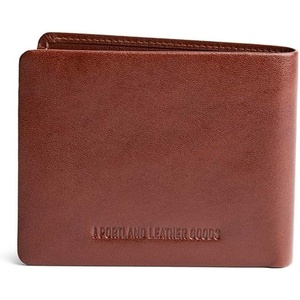 image:imagePortland Leather Hudson Bifold Wallet for Men  Sleek Minimalist Design  RFIDBlocking  6 Card Slots Bill Compartment 2 Hidden Pockets  Mens Leather Wallet  BlackrockSaddlestone