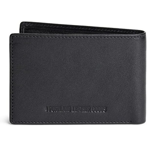 image:imagePortland Leather Ridgewell Bifold Wallet for Men  Handmade FullGrain Leather  Slim Design  RFID Blocking  3 Card Slots amp 2 Bill Compartments  Natural Suede Interior  BlackrockBlackrock